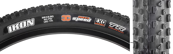 TIRE MAX IKON 26x2.2 BK/DSK FOLD/60 EXO/TR