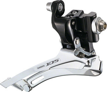 Shimano 105 FD-5700 10-Speed Braze-On Double Front Derailleur Black