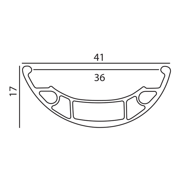 RIM SE BIKES 27.5 584x36 J36U 36 BK/NMSW