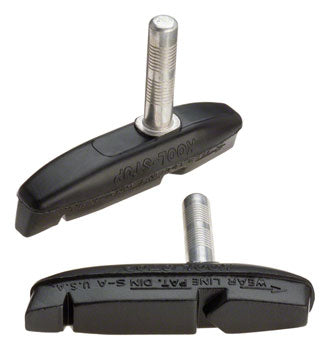 Kool-Stop Eagle Claw II Brake Pad, Smooth Post, Black Compound