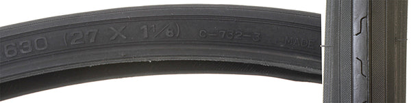 Tire - 27 x1-1/8 Black