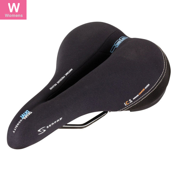 Serfas Saddle Dual Density Ladies W/Cutout Saddle