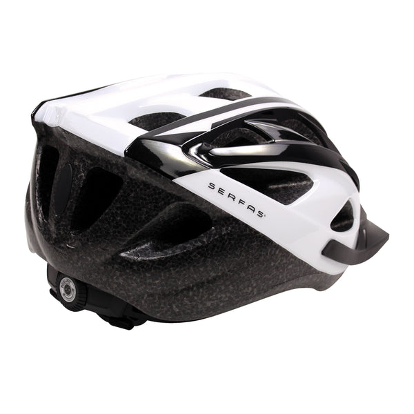 Serfas - Karv Gloss White/Black Helmet  HT-204 Lg/Xl