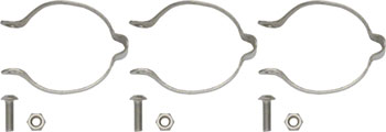 Problem Solvers 25.4 Stainless Clamp-on Cable Guides Set/3