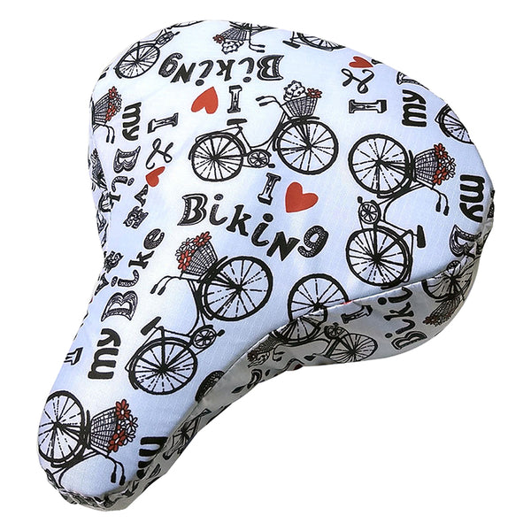 Cruiser Candy - I Love Biking Seat Cover