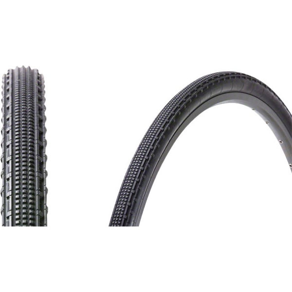 PANARACER GRAVELKING SK TLC FOLDING TYRE: BLACK/BLACK 700 X 35C