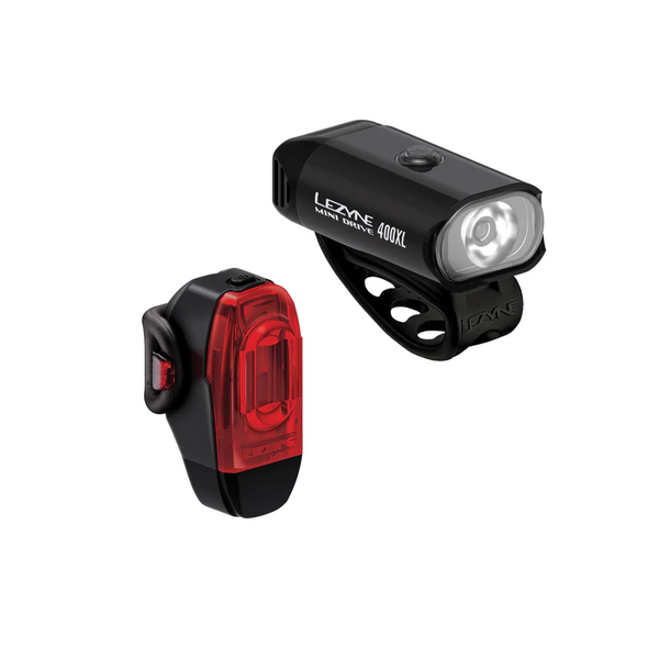 Lezyne MINI DRIVE 400XL / KTV DRIVE+ PAIR BLACK / BLACK